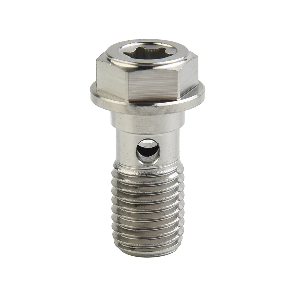 100% Brand New Banjo Bolt 1pc 23mm Brake Systems For YMH Titanium M10 Single Banjo Bolt Titanium Alloy
100% Brand New Banjo Bolt 1pc 23mm Brake Systems For YMH Titanium M10 Single Banjo Bolt Titanium Alloy