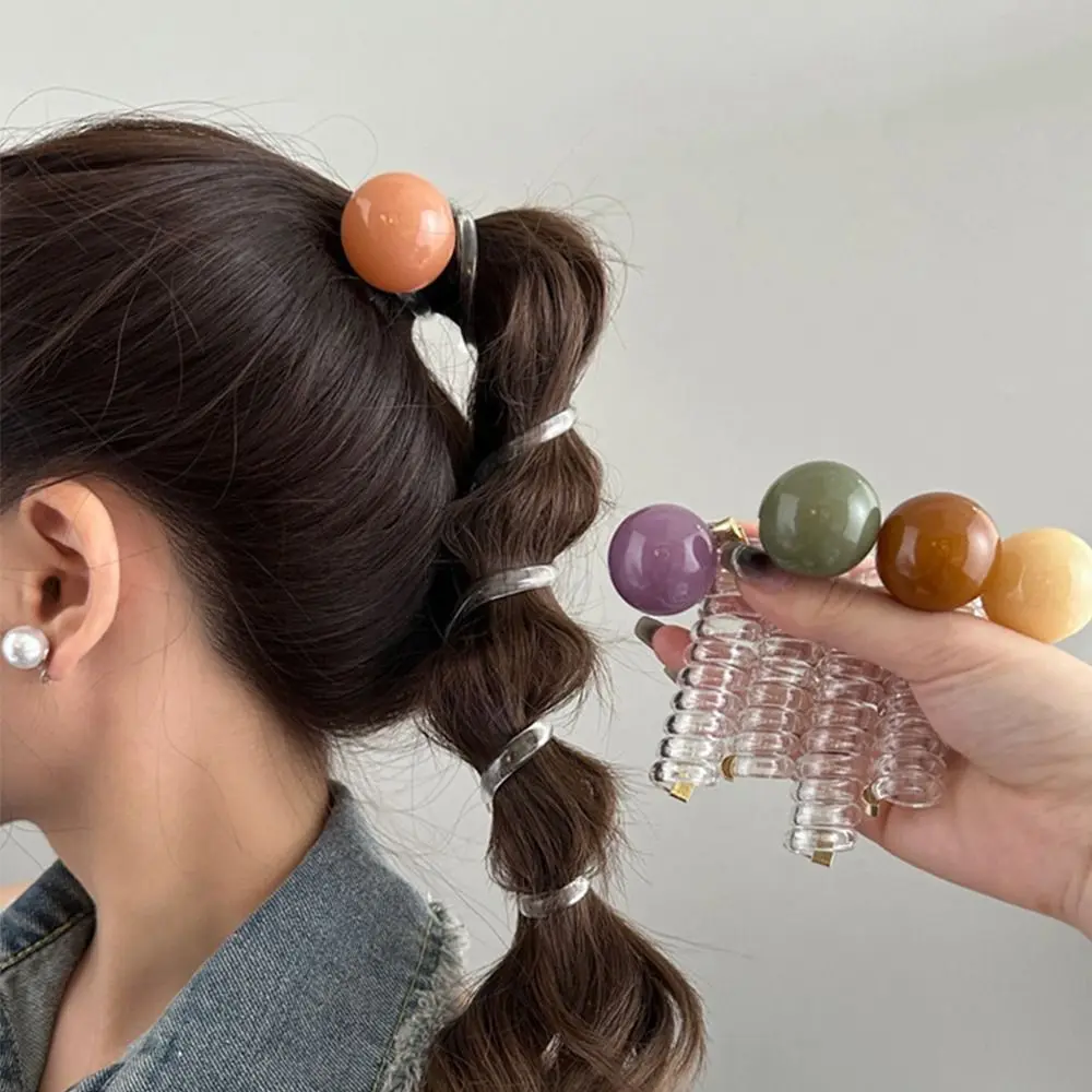 Fashion Spiral Coil Hair Rope Candy Color Stretch Hair Loop Telephone Wire Hair Band
Fashion Spiral Coil Hair Rope Candy Color Stretch Hair Loop Telephone Wire Hair Band