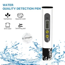 Digital TDS Meter Accurate Water Quality Tester Testing Pen for Swimming Pools Drinking Water Aquariums 0-990ppm
Digital TDS Meter Accurate Water Quality Tester Testing Pen for Swimming Pools Drinking Water Aquariums 0-990ppm
