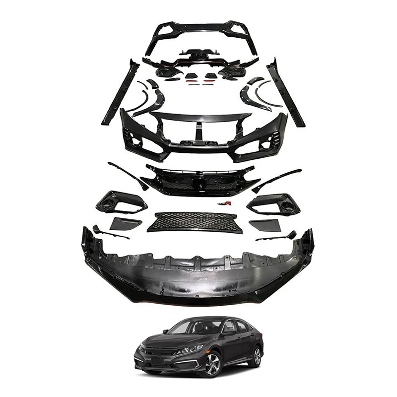 2020 Тип-r, карбоновый вид, автомобильный бампер, боковая юбка, комплект кузова для honda civics 2020-2023 
2020 Тип-r, карбоновый вид, автомобильный бампер, боковая юбка, комплект кузова для honda civics 2020-2023