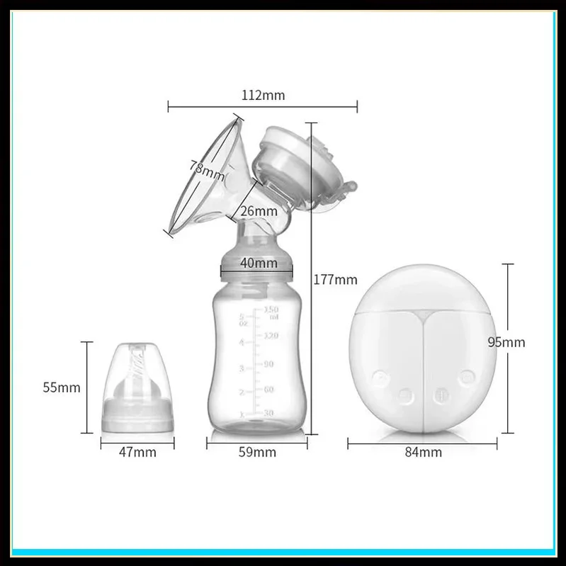 Breast Pump Bilateral Milk Pump Baby Bottle Postnatal Supplies Electric Milk Extractor Breast Pumps USB Powered Baby Breast Feed
Breast Pump Bilateral Milk Pump Baby Bottle Postnatal Supplies Electric Milk Extractor Breast Pumps USB Powered Baby Breast Feed