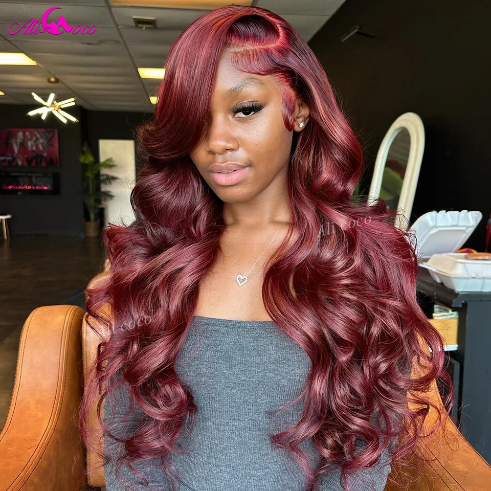 Burgundy Lace Front Wigs Human Hair 180 Density 99j 13X4 Body Wave Lace Front Wigs for Women Glueless Human Hair Wig Pre Plucked
Burgundy Lace Front Wigs Human Hair 180 Density 99j 13X4 Body Wave Lace Front Wigs for Women Glueless Human Hair Wig Pre Plucked