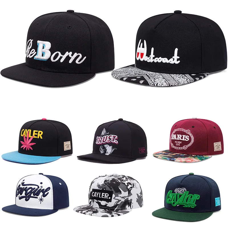 

New Fashion Baseball Cap Men Women Cool Hip HopCaps Adult Flat Peak Letter Personalized Embroidery Snapback Hats Men's Gorras