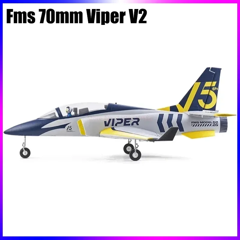 

Fms 70 мм модель Viper V2 воздуходувка Rc самолет с дистанционным управлением модель электрического самолета сборная машина для пены с неподвижным крылом Edf Jet