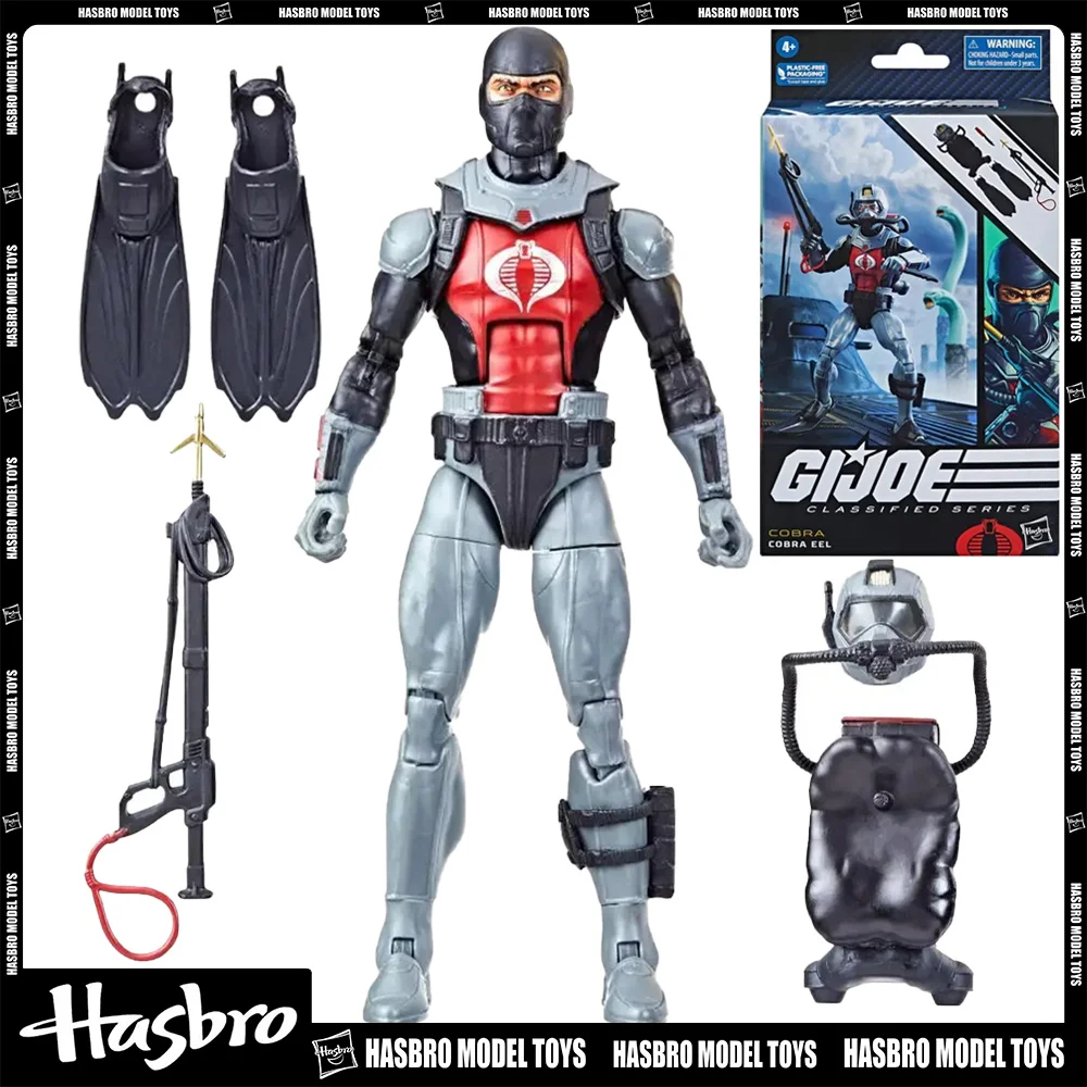 

Original Hasbro G.I. Joe Classified Series Cobra Eel 6 Inch Action Figure (15Cm Tall) Collection Model Toys Brand New Unopened