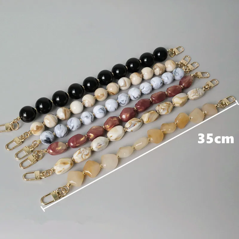 New Fashion Retro Handmade Contrasting Apricot Resin Handbag Chain Handbag Decorative Accessories Chain Acrylic Bead Chain
New Fashion Retro Handmade Contrasting Apricot Resin Handbag Chain Handbag Decorative Accessories Chain Acrylic Bead Chain