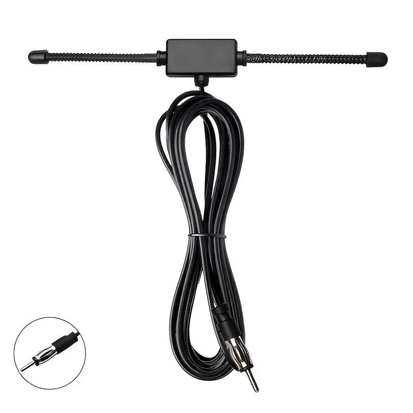 

Universal Car Windshield AM FM Radio Antenna Portable ABS Signal Booster Stereo Amplifier Amp Aeria Audio Antennas for Car Truck