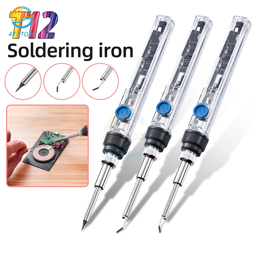DC 72W T12 Mini electric soldering iron adjustable temperature NO-digital display Transparent OLED Welding Solder Station Tools
DC 72W T12 Mini electric soldering iron adjustable temperature NO-digital display Transparent OLED Welding Solder Station Tools