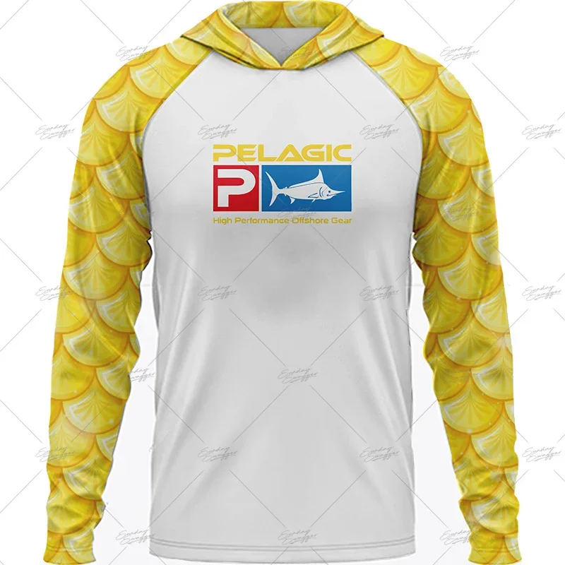 

Летняя рубашка с УФ-защитой для рыбалки с длинным рукавом мужская рыболовная пелагическая одежда с принтом рубашка с капюшоном для рыбалки профессиональная рыбалка