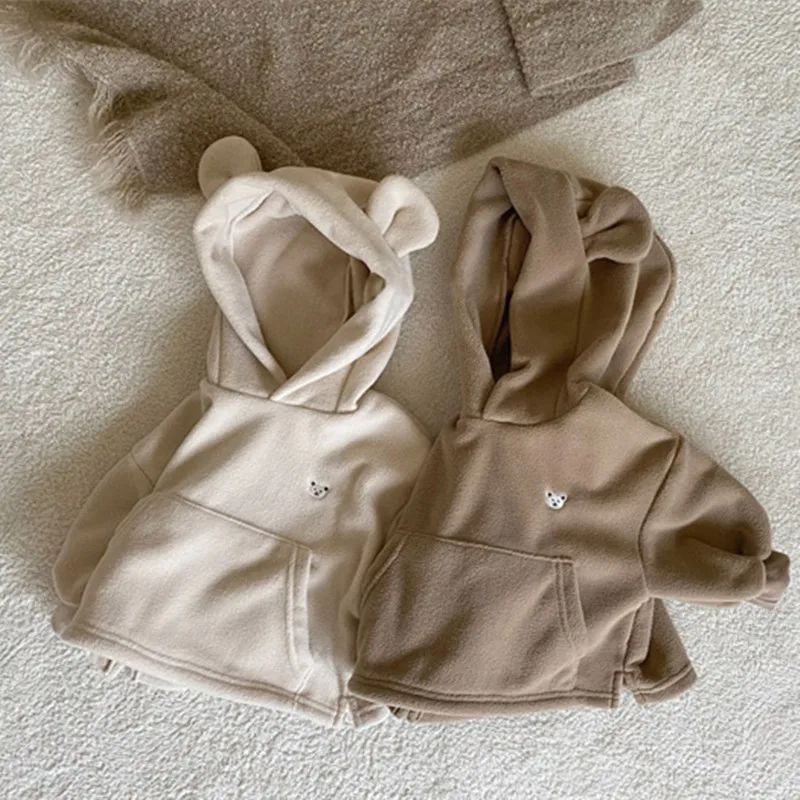 2023 Autumn Cute Bear Baby Hoodies Sweatshirts Infants Korea Spring Coat for Infants Children Cute Outwear Top
2023 Autumn Cute Bear Baby Hoodies Sweatshirts Infants Korea Spring Coat for Infants Children Cute Outwear Top