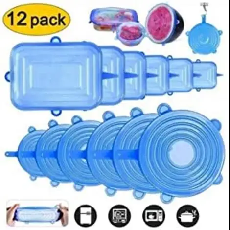 12 Pcs/Set Food Silicone Cover Cap Universal Silicone Lids For Cookware Bowl Reusable Stretch Lids Kitchen Accessories Cookware 
12 Pcs/Set Food Silicone Cover Cap Universal Silicone Lids For Cookware Bowl Reusable Stretch Lids Kitchen Accessories Cookware