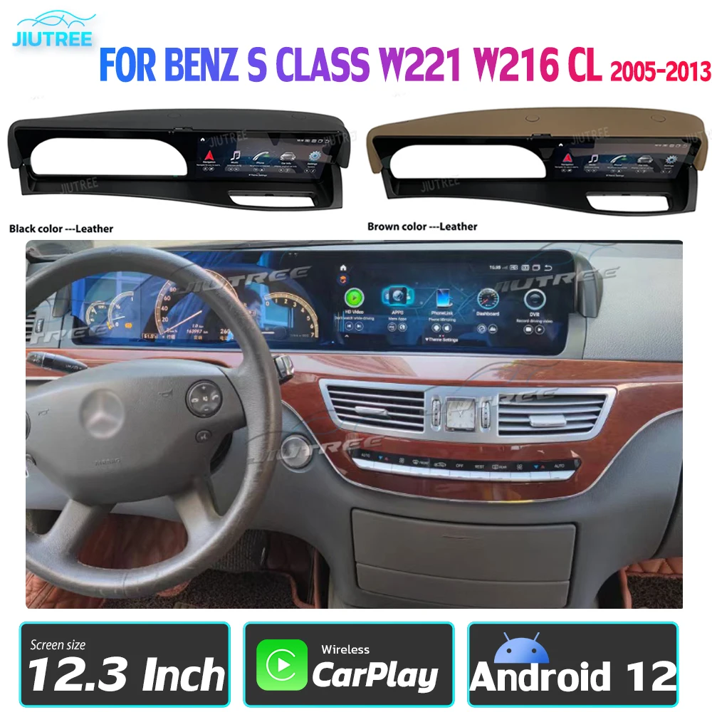 Android 12 Car Radio For Mercedes BENZ S Class S550 W221 W216 CL 2005-2013 GPS Navigation Multimedia Player Wireless Carplay
Android 12 Car Radio For Mercedes BENZ S Class S550 W221 W216 CL 2005-2013 GPS Navigation Multimedia Player Wireless Carplay