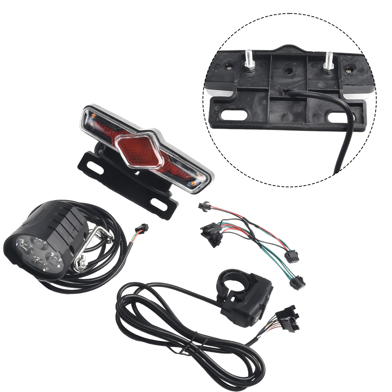 LED Light Set Ebike Parts Components Electric Bicycle Accessories Front Light Hot Sale Taillight Durable Practical
LED Light Set Ebike Parts Components Electric Bicycle Accessories Front Light Hot Sale Taillight Durable Practical