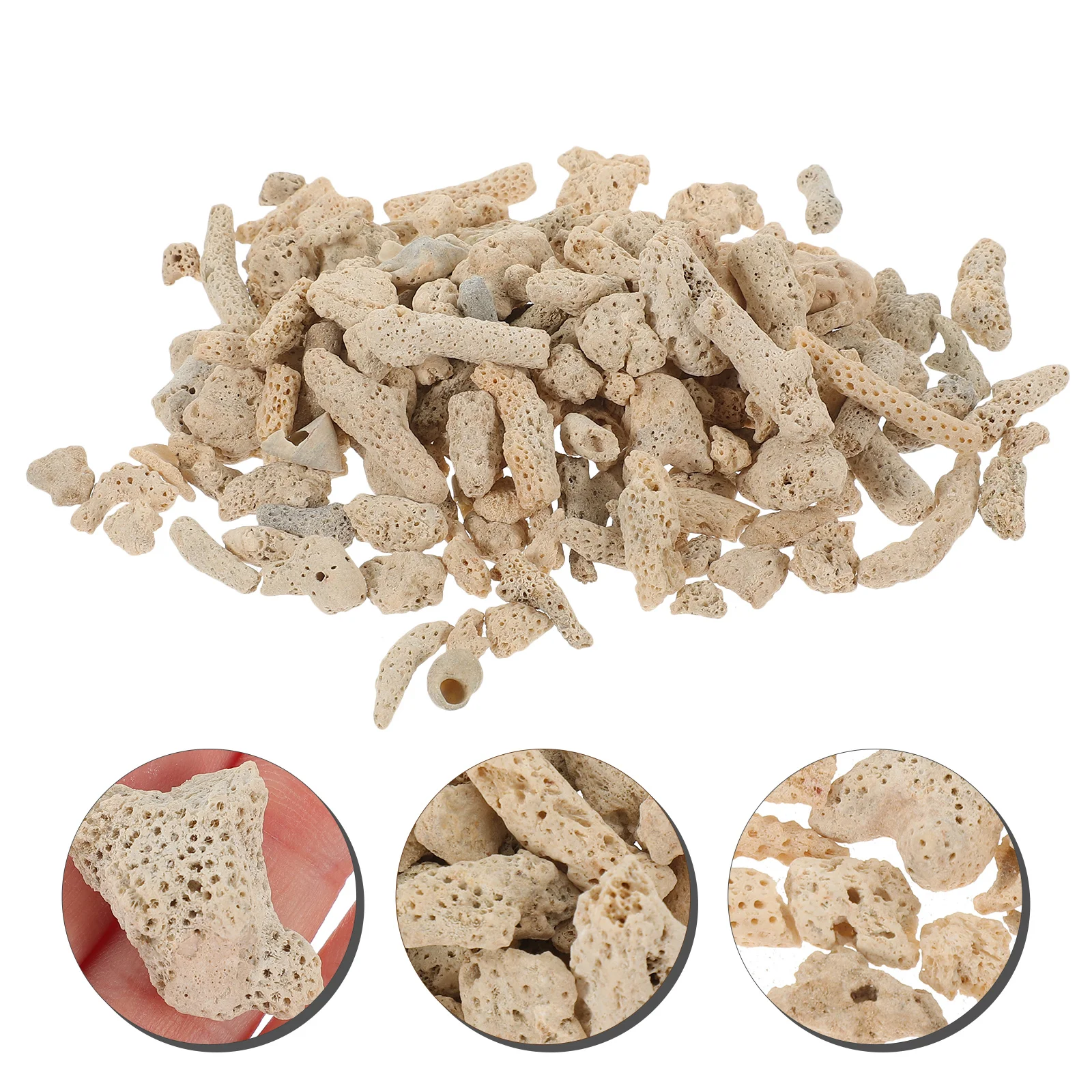 

Aquarium Gravel Crushed Coral Pond Filter Media Gravel Aquarium Coral Bone Sand Aquarium Biological Filter House Stones