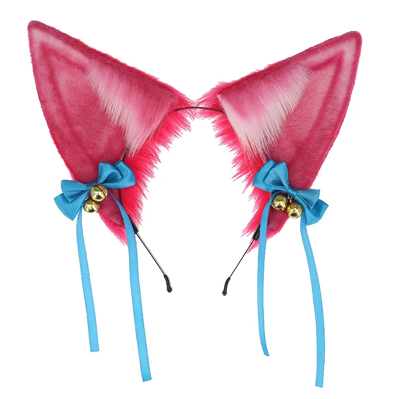 Game The Nine-Tailed Fox Ahri Bell Ears Headband Headwear Cosplay Accessories Red Plush Ear
Game The Nine-Tailed Fox Ahri Bell Ears Headband Headwear Cosplay Accessories Red Plush Ear