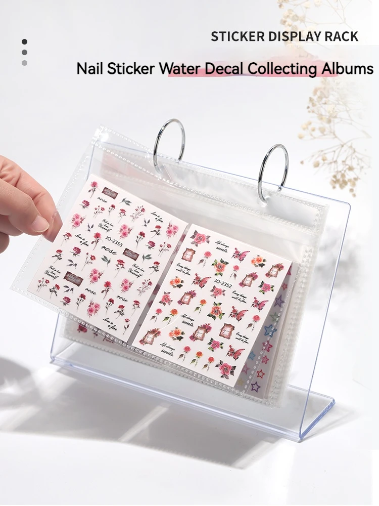 Nail Stickers Storage Book Large Capacity Exhibition Collecting Album Organizer Package Nail Stickers Showing Shelf For Manicure
Nail Stickers Storage Book Large Capacity Exhibition Collecting Album Organizer Package Nail Stickers Showing Shelf For Manicure