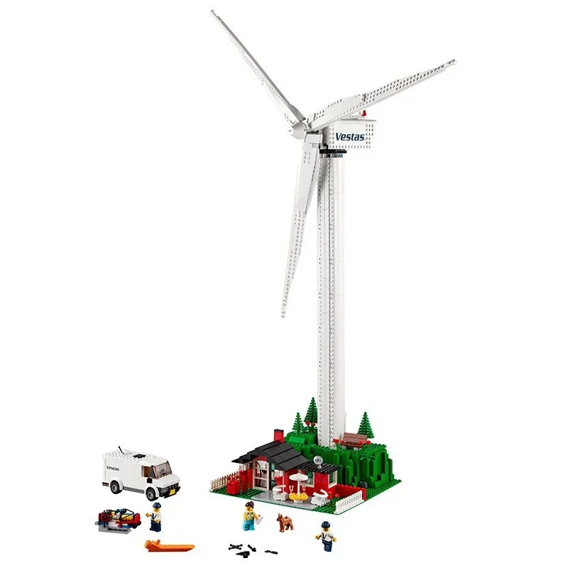 Креативная и меняющаяся серия собранных строительных блоков moc4999 Vestas ветровая турбина для мальчиков развивающая Совместимость с LEGO 
Креативная и меняющаяся серия собранных строительных блоков moc4999 Vestas ветровая турбина для мальчиков развивающая Совместимость с LEGO