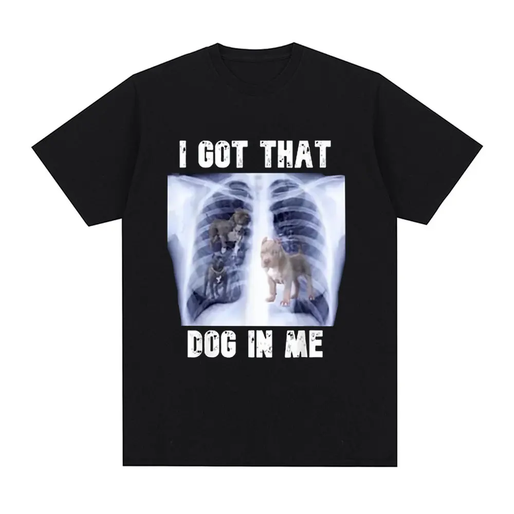 Повседневная забавная женская футболка с принтом «I Got That Dog in Me», универсальная Футболка с принтом Xray для мужчин и женщин, модная уличная одежда, топы большого размера с коротким рукавом
Повседневная забавная женская футболка с принтом «I Got That Dog in Me», универсальная Футболка с принтом Xray для мужчин и женщин, модная уличная одежда, топы большого размера с коротким рукавом