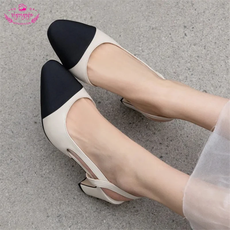 New Spring Summer 2024 Fashion Elegant Concise Women Sandals High Heels Genuine Leather Pumps Party Office Prom Shoes Woman
New Spring Summer 2024 Fashion Elegant Concise Women Sandals High Heels Genuine Leather Pumps Party Office Prom Shoes Woman