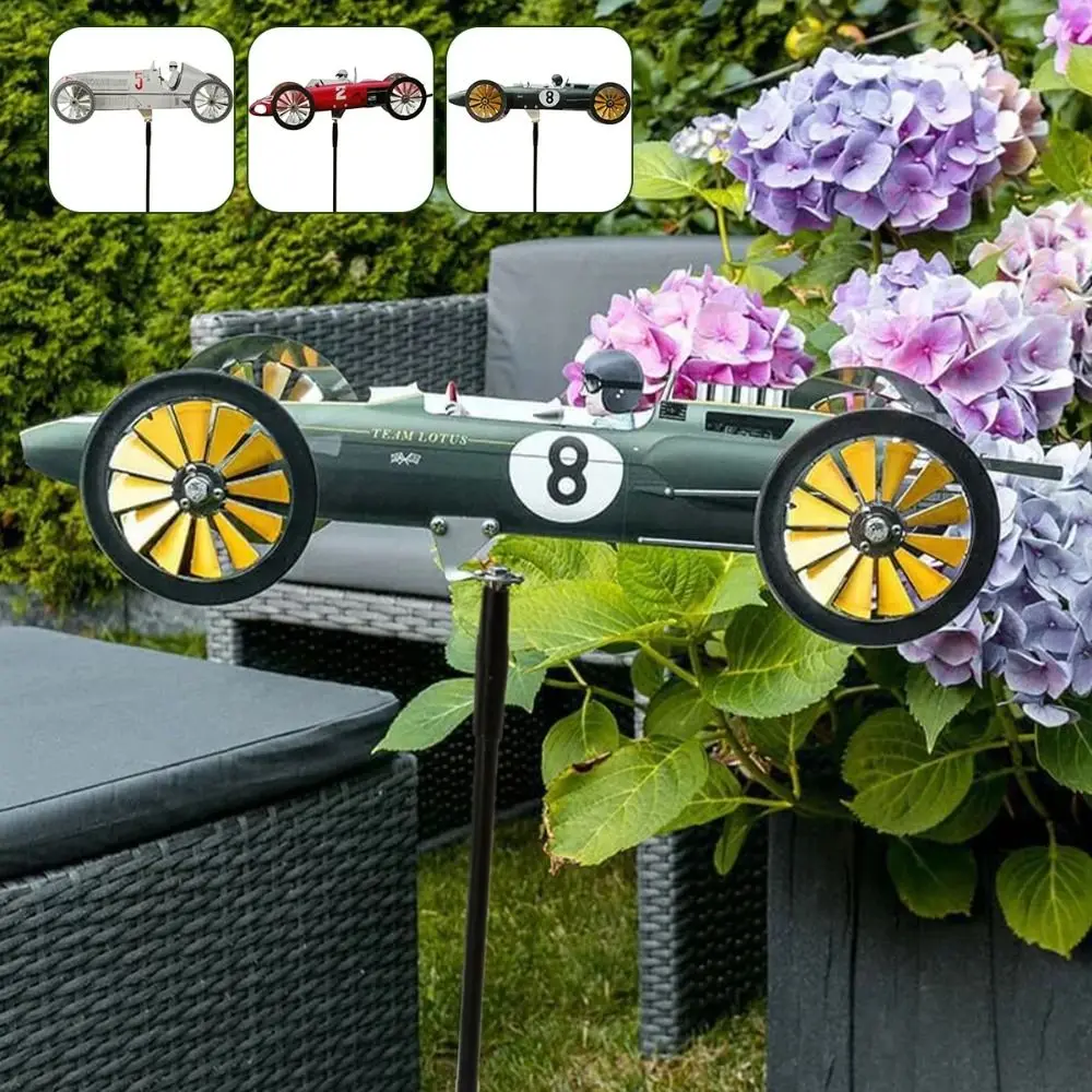 Rotating Decorative Windmill Outdoor Metal Weather Vane Garden Decoration Car Racer Windmill Garden Pinwheel
Rotating Decorative Windmill Outdoor Metal Weather Vane Garden Decoration Car Racer Windmill Garden Pinwheel