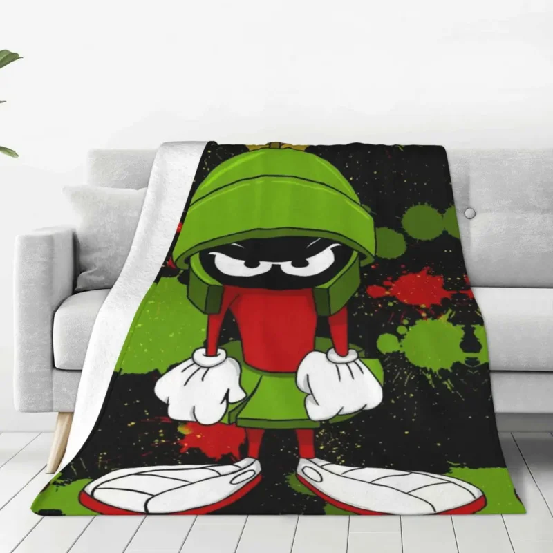 Marvin The Martian Blanket Angry Alien Travel Flannel Throw Blanket Soft Warm Couch Bed Custom Bedspread Birthday Present
Marvin The Martian Blanket Angry Alien Travel Flannel Throw Blanket Soft Warm Couch Bed Custom Bedspread Birthday Present