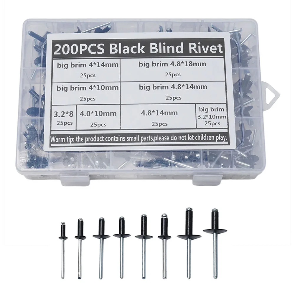 Blind Multi-Grip POP-Rivet Rivet Flanges Equipment Fasteners Aluminum Aluminum Alloy Automobiles Replacement 200Pcs Assorted
Blind Multi-Grip POP-Rivet Rivet Flanges Equipment Fasteners Aluminum Aluminum Alloy Automobiles Replacement 200Pcs Assorted