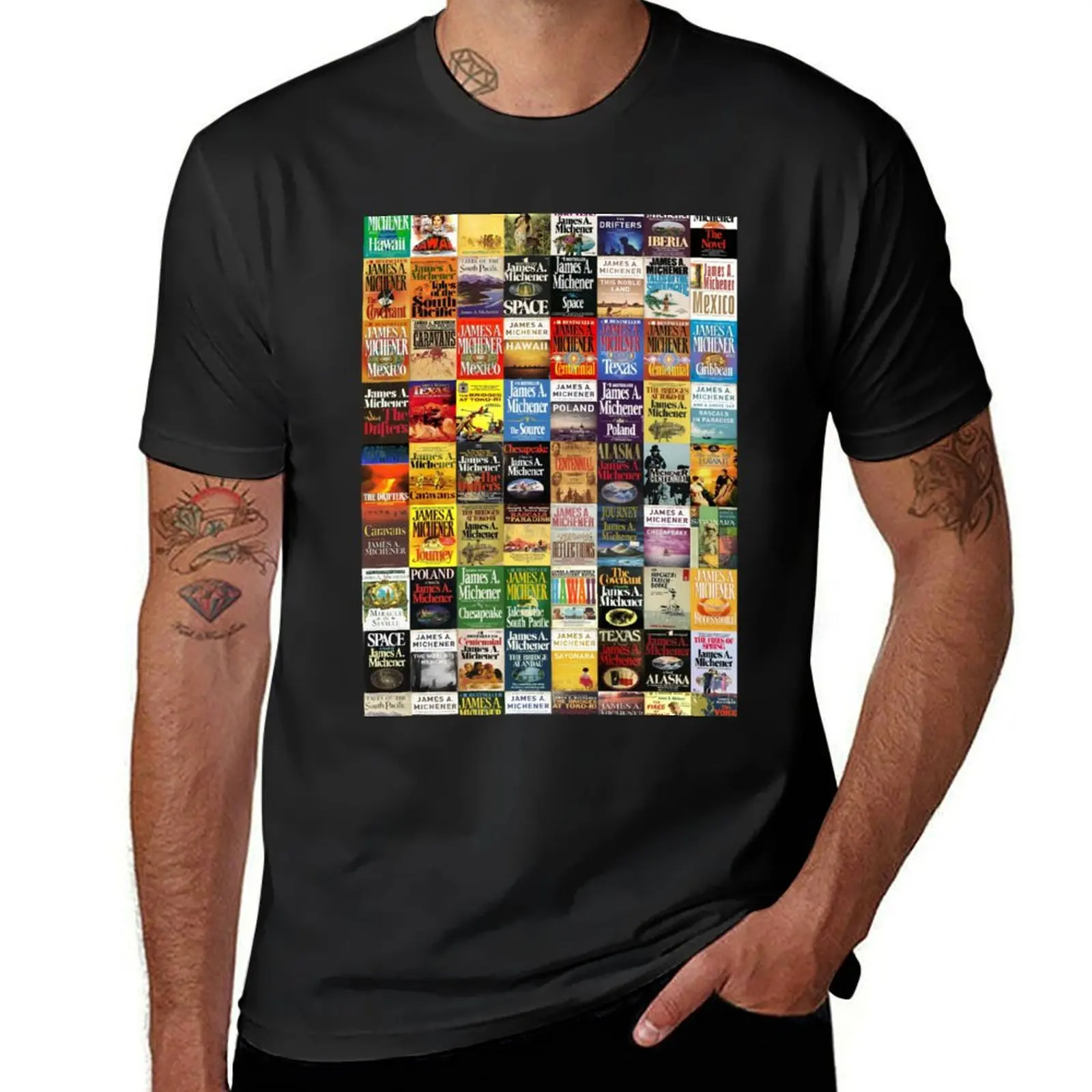 James Michener Books T-Shirt graphics korean fashion heavyweights cute tops plain t shirts men
James Michener Books T-Shirt graphics korean fashion heavyweights cute tops plain t shirts men
