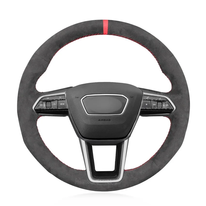Real Alcantara Hand Stitched Steering Wheel Cover for Audi A6 C8/4K S6 A8 D5/4N S8 A7 RS 7 4K8 E-tron GT Avant 2018-2022 Year
Real Alcantara Hand Stitched Steering Wheel Cover for Audi A6 C8/4K S6 A8 D5/4N S8 A7 RS 7 4K8 E-tron GT Avant 2018-2022 Year
