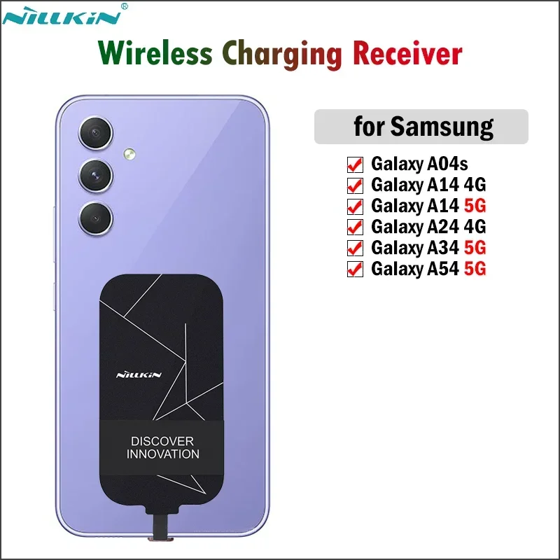 Приемник беспроводной зарядки Nillkin для Samsung Galaxy A54, A34, A24, A14, A04s, 4G, адаптер зарядного устройства USB Type-C
Приемник беспроводной зарядки Nillkin для Samsung Galaxy A54, A34, A24, A14, A04s, 4G, адаптер зарядного устройства USB Type-C