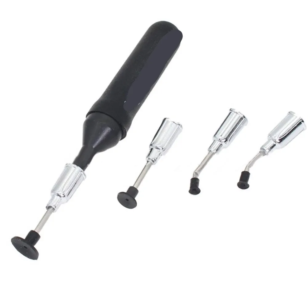 Vacuum Sucking Suction Pen With 4 Sucker IC SMD Tweezers Pick Up Tool Kit Remover Sucker Pump Solder Desoldering Hand Tool
Vacuum Sucking Suction Pen With 4 Sucker IC SMD Tweezers Pick Up Tool Kit Remover Sucker Pump Solder Desoldering Hand Tool