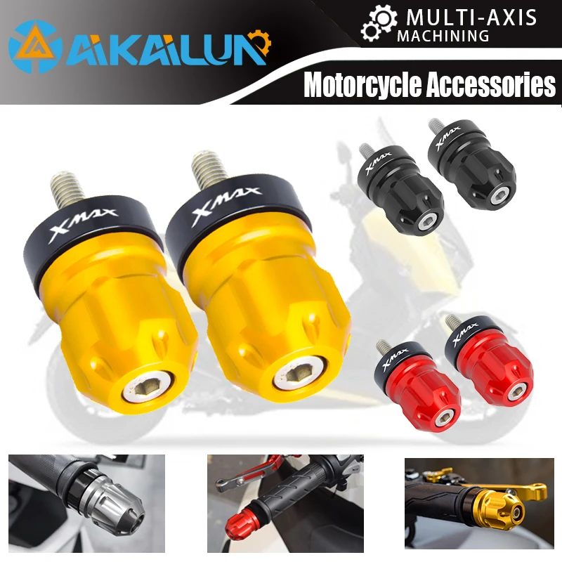 For YAMAHA XMAX 125 250 300 400 2014-2021 Motorcycle Accessories CNC Handlebar Grips Bars End Handle Bar End Grips Cap
For YAMAHA XMAX 125 250 300 400 2014-2021 Motorcycle Accessories CNC Handlebar Grips Bars End Handle Bar End Grips Cap