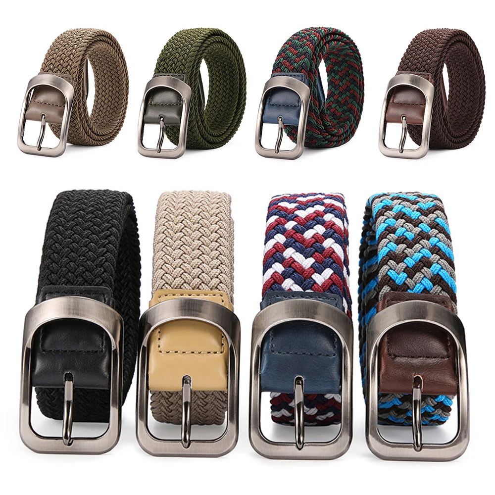 1pc Men Women Woven Belt Punch-Free Fashion Elastic Korean Trend High-Quality Design Outdoor Sports Canvas Leather Waist Strap 
1pc Men Women Woven Belt Punch-Free Fashion Elastic Korean Trend High-Quality Design Outdoor Sports Canvas Leather Waist Strap