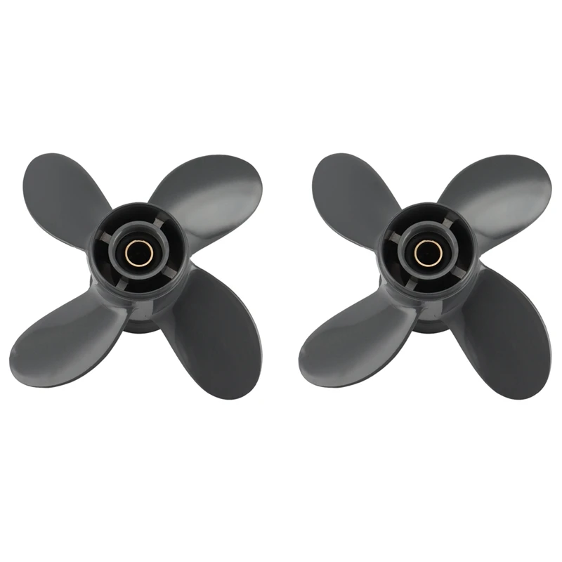 2X Propeller 4 Blade 9 1/4X10 For Honda And Yamaha Outboard BF8D/BF9.9D BF9.9/BF15A BF15D/BF20 8 Splines 58134-ZV4-010AH
2X Propeller 4 Blade 9 1/4X10 For Honda And Yamaha Outboard BF8D/BF9.9D BF9.9/BF15A BF15D/BF20 8 Splines 58134-ZV4-010AH