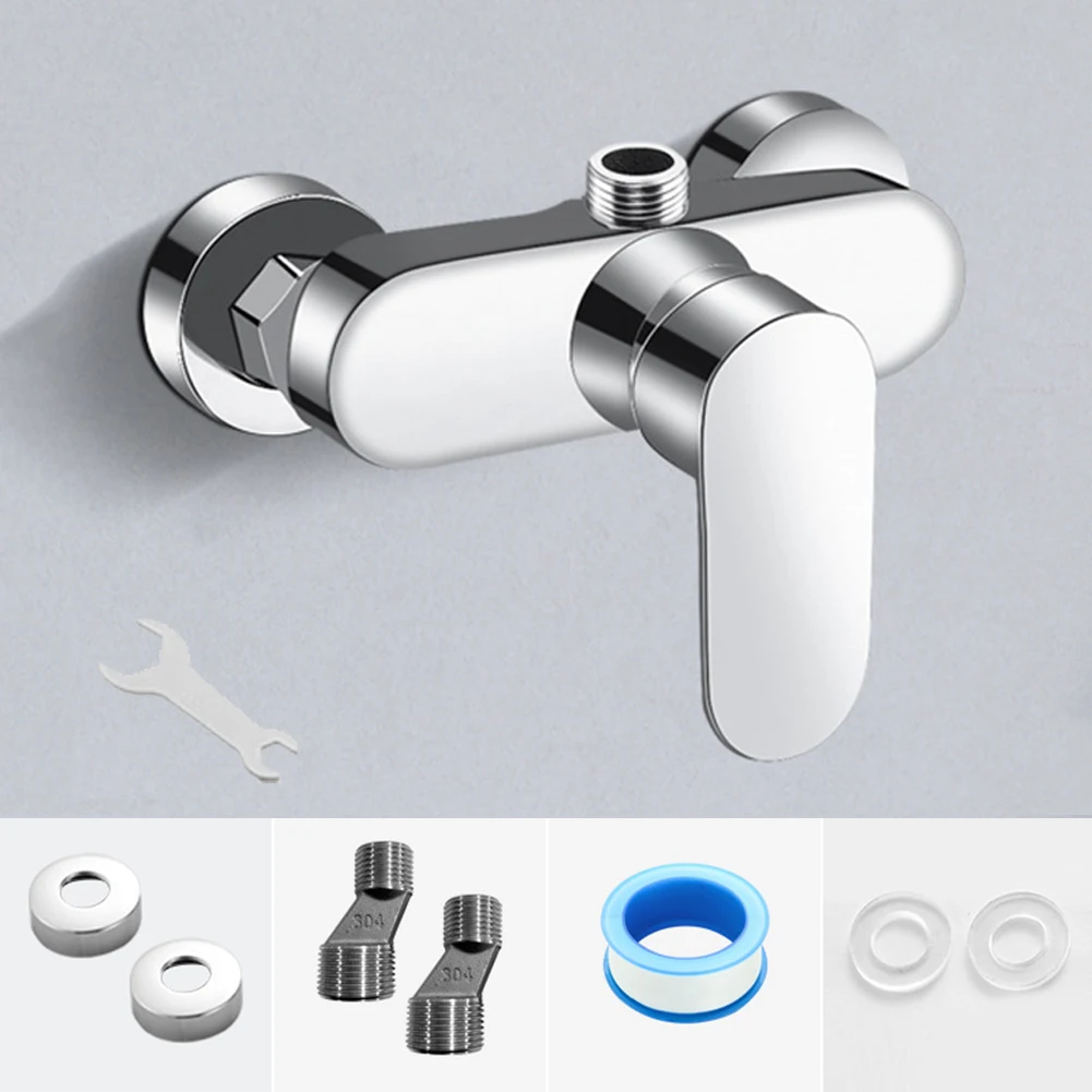 Control Valve Shower Faucet 1/2\" Outlet Anti-calc Design Easy To Install Energy Saving Hot/Cold Mixer Faucet Bathroom
Control Valve Shower Faucet 1/2\" Outlet Anti-calc Design Easy To Install Energy Saving Hot/Cold Mixer Faucet Bathroom