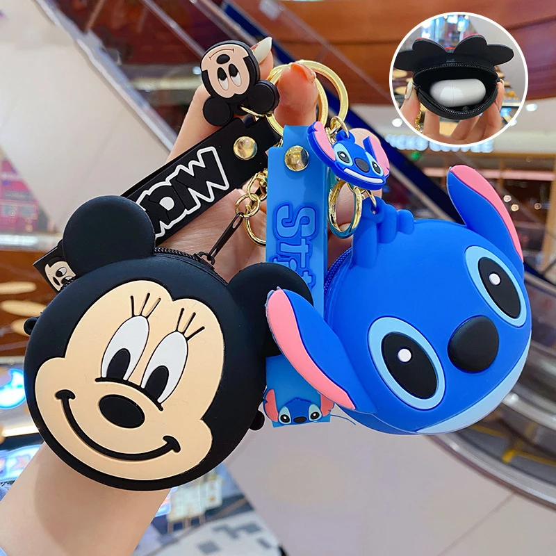 Disney Mickey Mouse Stitch Coin Purse Figure Toys Cartoon Plush Minnie Dolls Keychain Boys Girls Anime Storage Bag Toys Gifts
Disney Mickey Mouse Stitch Coin Purse Figure Toys Cartoon Plush Minnie Dolls Keychain Boys Girls Anime Storage Bag Toys Gifts