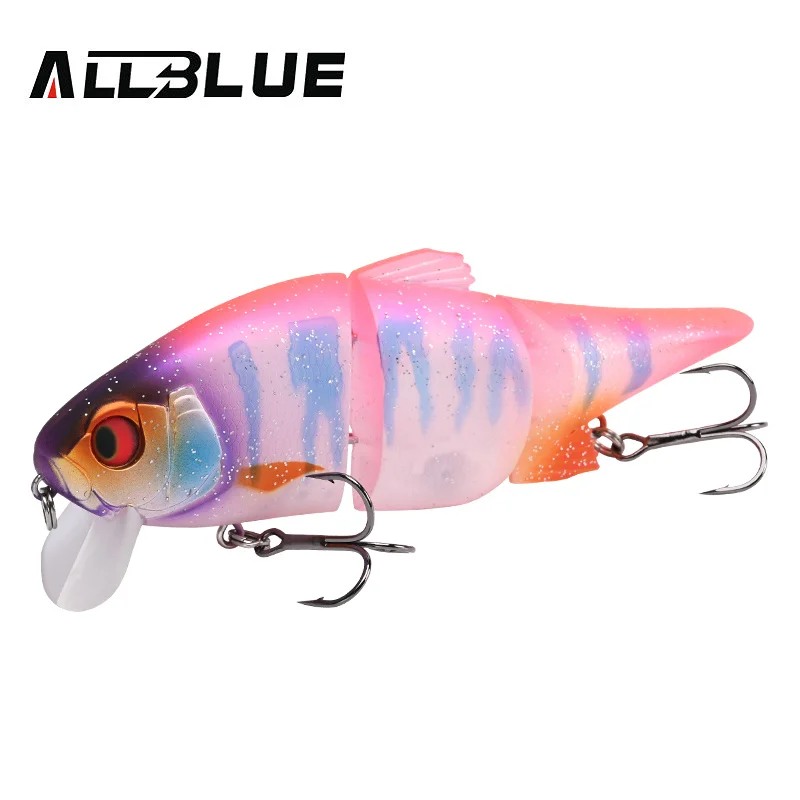 

ALLBLUE Swing Carp Joint Fishing Lure 115MM 28.5G Floating Swimbait Wobbler Minnow Artificial Hard Crank Bait Bass Pike Tackle