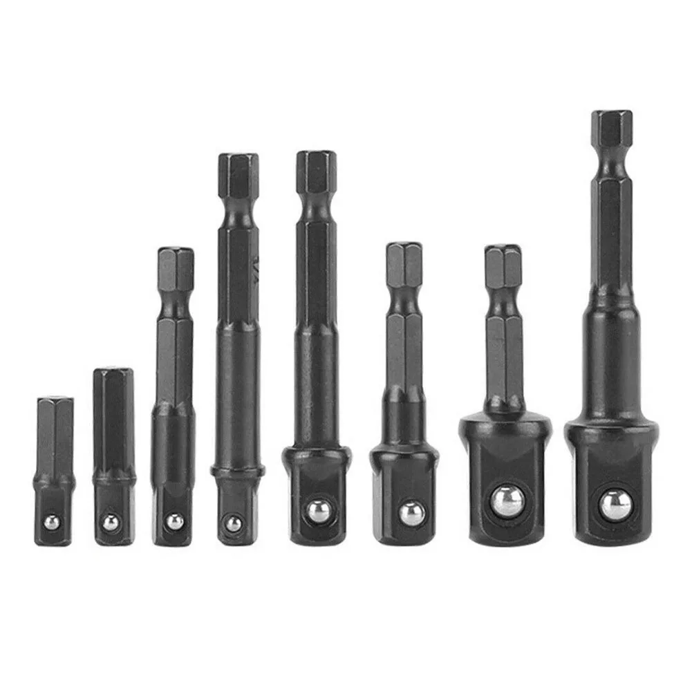 8PCS Drill Socket Adapter 1/4" Hex Shank Electric Power Drill Sockets Adapter Sets Screwdriver Holder Drill Nut Attachment
8PCS Drill Socket Adapter 1/4" Hex Shank Electric Power Drill Sockets Adapter Sets Screwdriver Holder Drill Nut Attachment