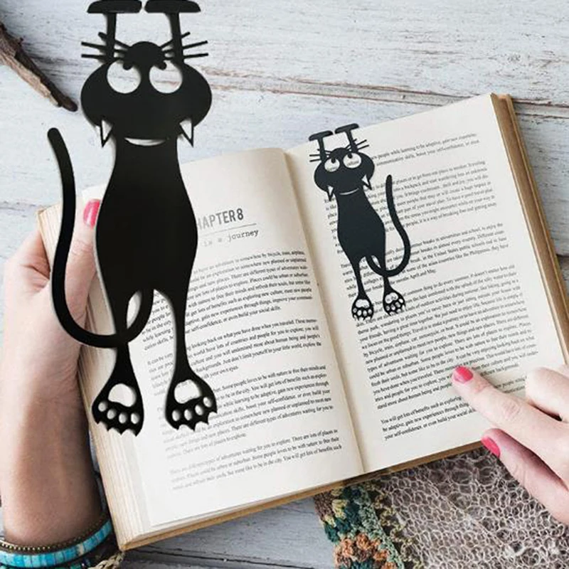 1Pc Lightweight Creative Hollowed Out Black Kitten Plastic Bookmarks Student Supplies
1Pc Lightweight Creative Hollowed Out Black Kitten Plastic Bookmarks Student Supplies