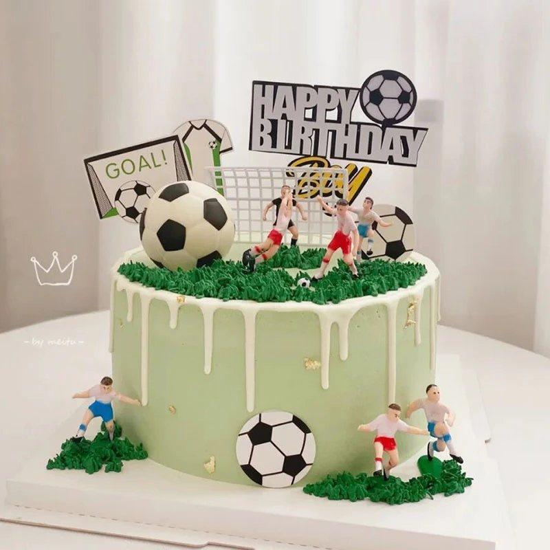 Cake decoration set for birthday party, soccer team scene, cake decoration accessories, baby birthday party
Cake decoration set for birthday party, soccer team scene, cake decoration accessories, baby birthday party