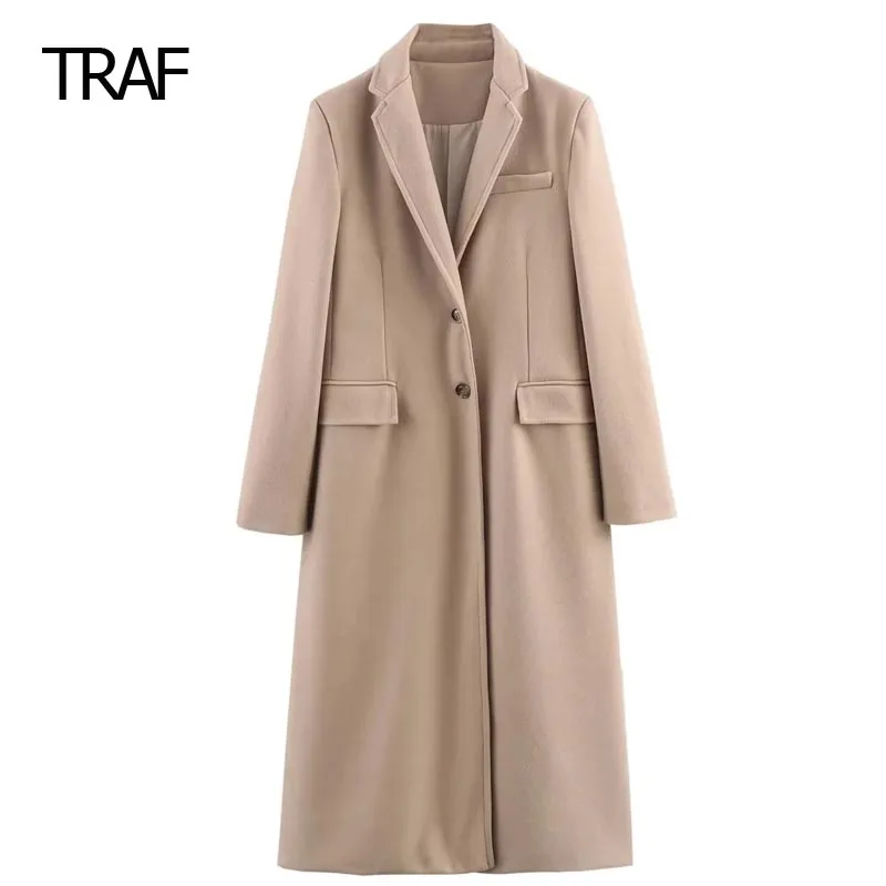 TRAF Tweed Long Coats Women's Coat Autumn Winter Lapel Collar Long Sleeves Belt Top Elegant Warm Designer Outwear Women Luxury
TRAF Tweed Long Coats Women's Coat Autumn Winter Lapel Collar Long Sleeves Belt Top Elegant Warm Designer Outwear Women Luxury