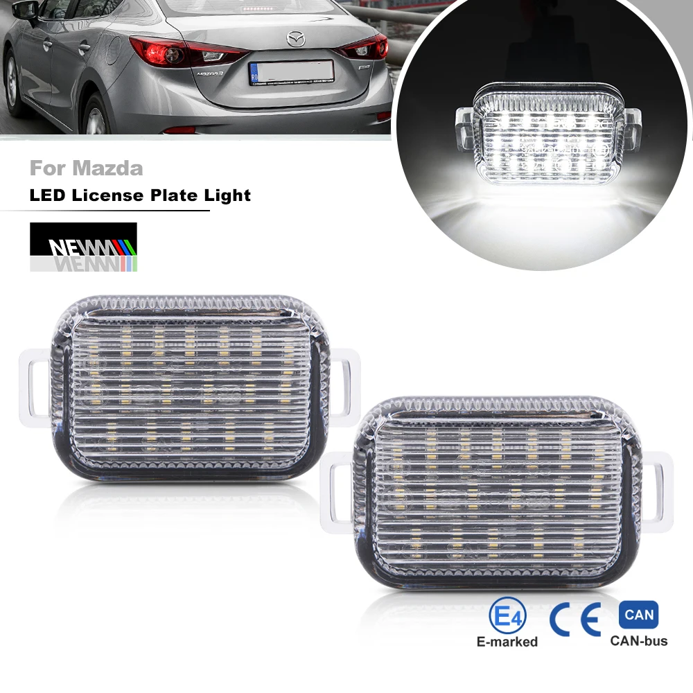 Подходит для Mazda A/T(Aka Mazda 6) 2014 2015 2016 2017 2x SMD фонарь для номерного знака
Подходит для Mazda A/T(Aka Mazda 6) 2014 2015 2016 2017 2x SMD фонарь для номерного знака