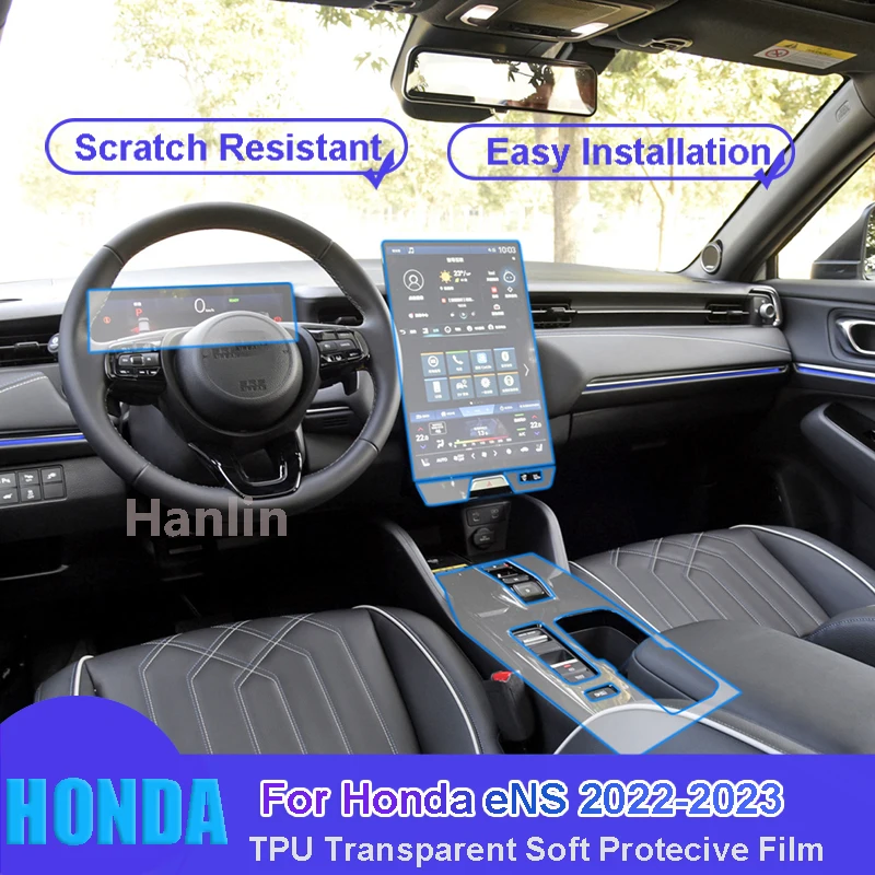

For Honda eNS1 (2022-2023) Car Interior Center Console Transparent TPU Protective Anti-scratch Repair Film Car Sticker