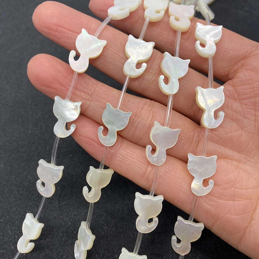 Kitten-shaped natural seawater shell beads 10x15mmDIY jewelry fashion making women necklace bracelet earrings accessories
Kitten-shaped natural seawater shell beads 10x15mmDIY jewelry fashion making women necklace bracelet earrings accessories
