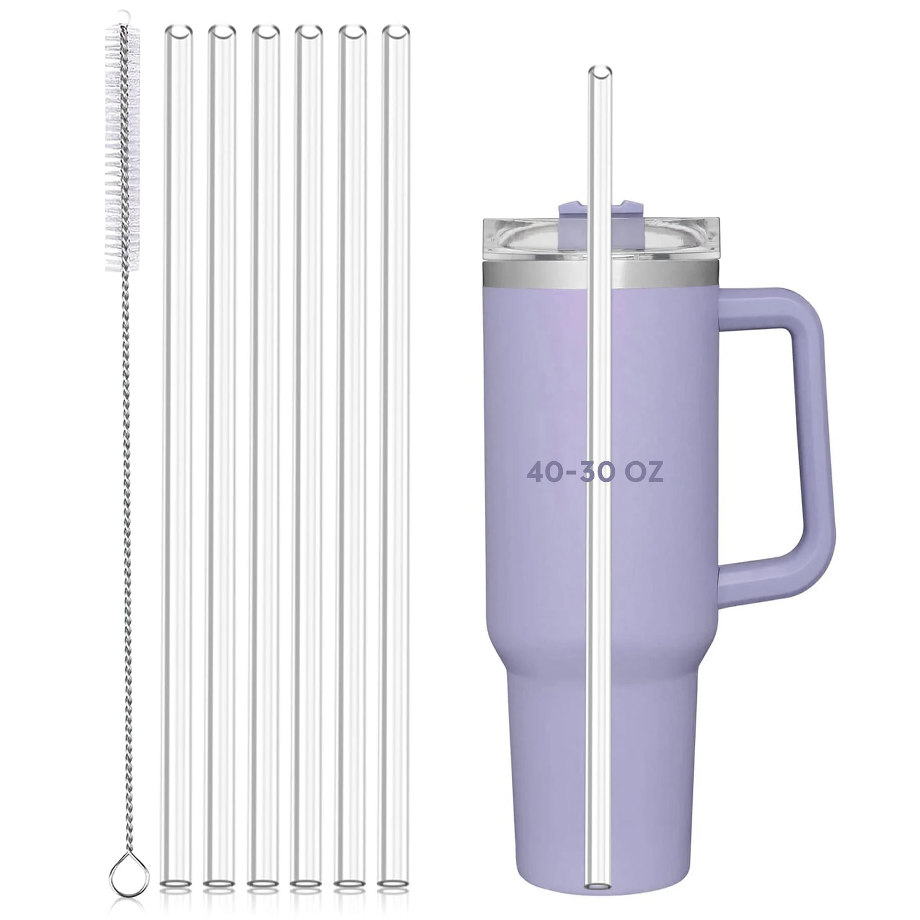 Replacement Straws for Stanley 40 oz 30 oz Cup Tumbler -6 PCS Straws Replacement for Stanley Adventure Travel Tumbler
Replacement Straws for Stanley 40 oz 30 oz Cup Tumbler -6 PCS Straws Replacement for Stanley Adventure Travel Tumbler