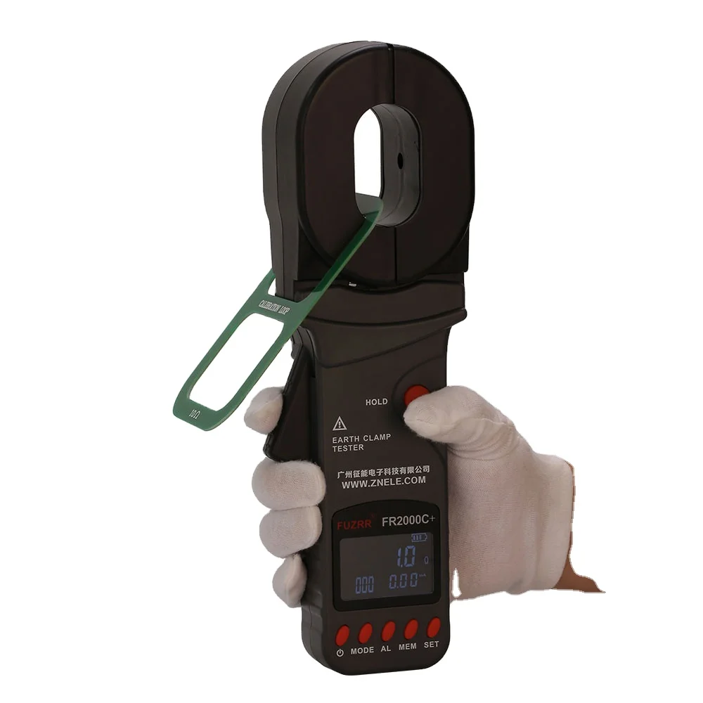 FR2000C LCD digital display counting automatic range clamp meter for ground resistance test
FR2000C LCD digital display counting automatic range clamp meter for ground resistance test