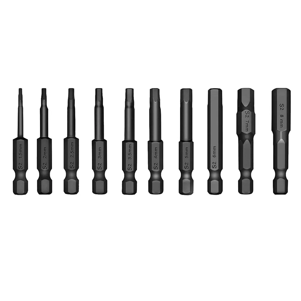 10Pcs/set Metric Hexagon Head Bit Set 1/4 Inch Magnetic Screwdriver Bit Set 1.5-8mm Electric Screwdriver Accesirues
10Pcs/set Metric Hexagon Head Bit Set 1/4 Inch Magnetic Screwdriver Bit Set 1.5-8mm Electric Screwdriver Accesirues