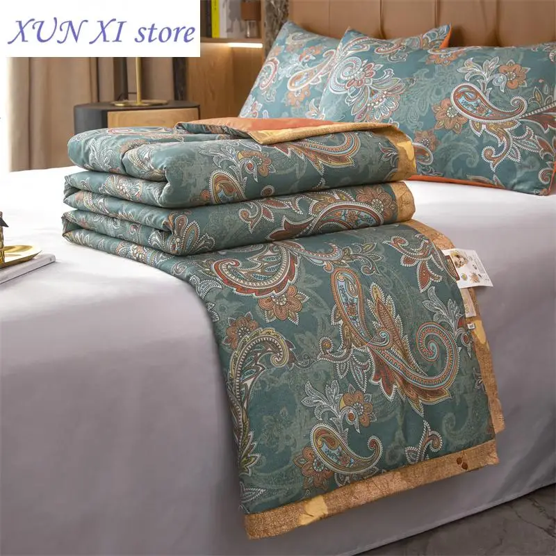 New Quilt For Summer 150x200 Home Bedspread on the Bed Skin-friendly Duvet edredon Comforter Queen Size(No Pillowcase)
New Quilt For Summer 150x200 Home Bedspread on the Bed Skin-friendly Duvet edredon Comforter Queen Size(No Pillowcase)
