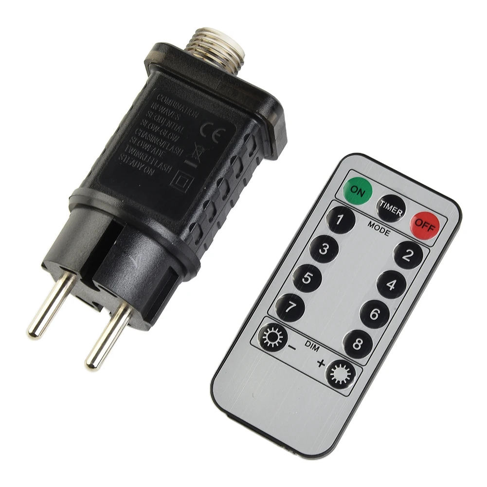 Lamps Parts Adapter 6 Hour Timer String Lights Transformer With Remote Control 4 Brightness Levels IP44 Waterproof
Lamps Parts Adapter 6 Hour Timer String Lights Transformer With Remote Control 4 Brightness Levels IP44 Waterproof