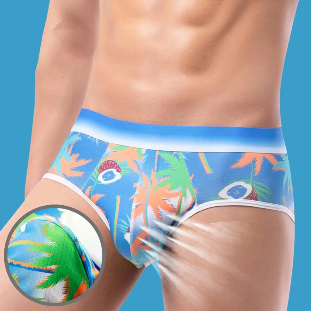 Mens Briefs Sexy Hawaiian Printed U Convex Pouch Panties Bikini Breathable Underwear High Elastic Low Waist Underpants
Mens Briefs Sexy Hawaiian Printed U Convex Pouch Panties Bikini Breathable Underwear High Elastic Low Waist Underpants