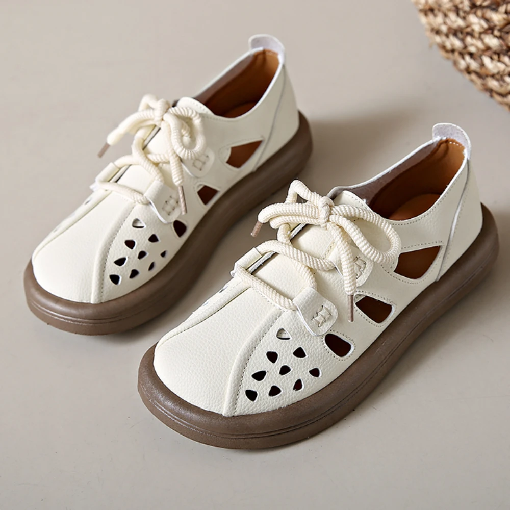 Genuine Leather Women Shoes Summer Non-slip Mommy Shoes Women Flats Fashion Ladies Casuals Sandals Woman Walking Designer Shoes
Genuine Leather Women Shoes Summer Non-slip Mommy Shoes Women Flats Fashion Ladies Casuals Sandals Woman Walking Designer Shoes